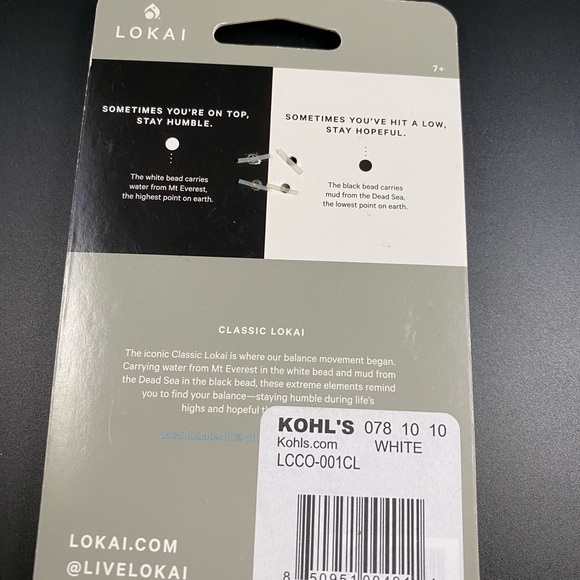 Lokai Water From MT Everest Mud From The Dead Sea High & Low Points Bracelet Med - Picture 5 of 5